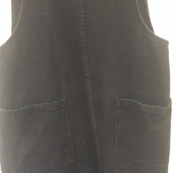 Wildfire  short black cotton Denim jean jumper, size medium - Picture 3 of 11